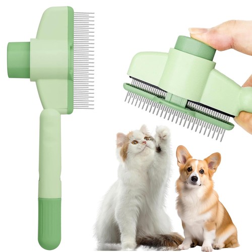 Cat comb with release button - release,