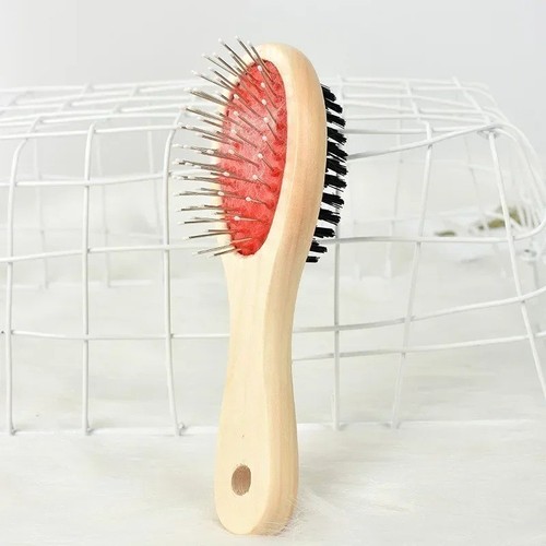 New pet grooming brush double - new,