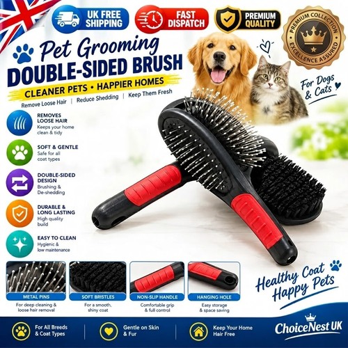 New pet grooming - brush, double