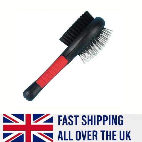 New pet grooming brush double - new,