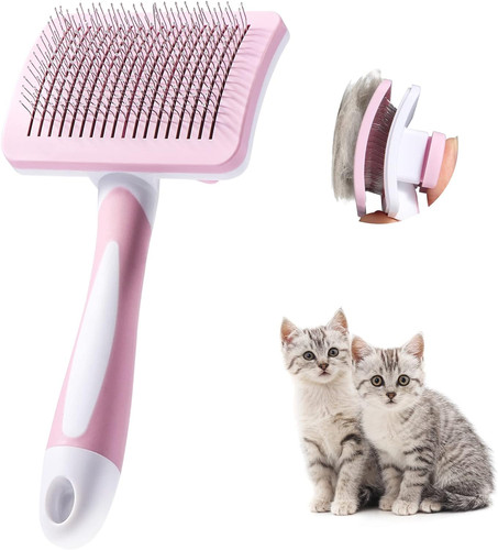 Self cleaning pet brush - brush,,