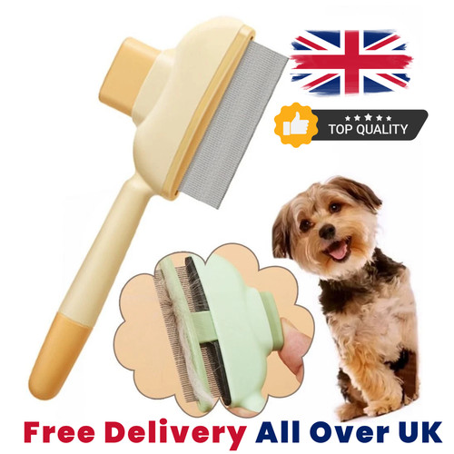 Self cleaning flea comb cat - self,