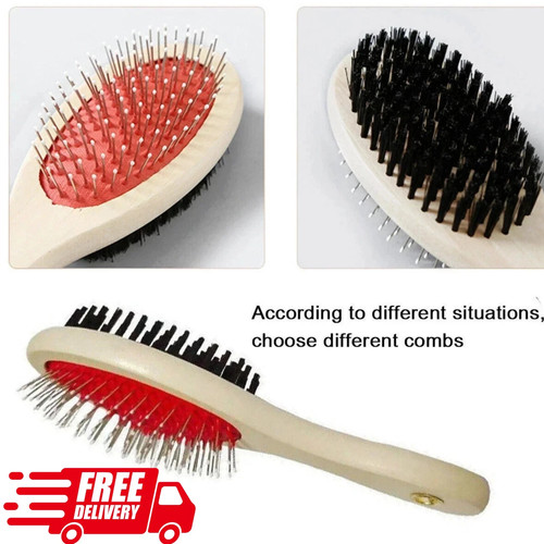New pet grooming brush double - new,