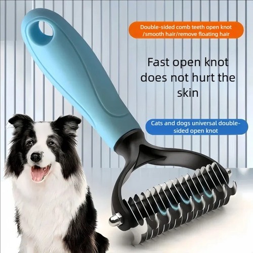 Double sided pet deshedding - double,