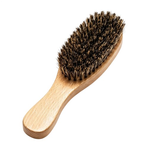 Soft boar bristle brush short - boar,