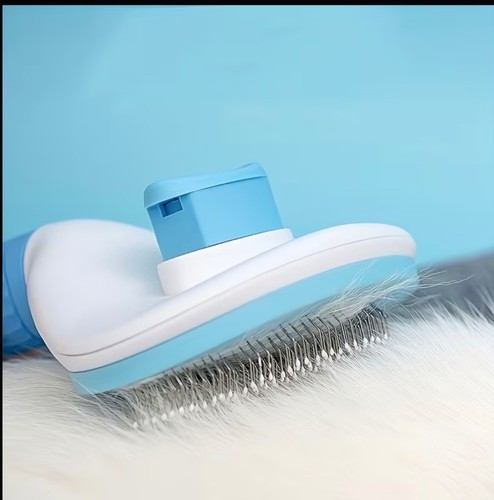 Self cleaning dog cat brush - self, &