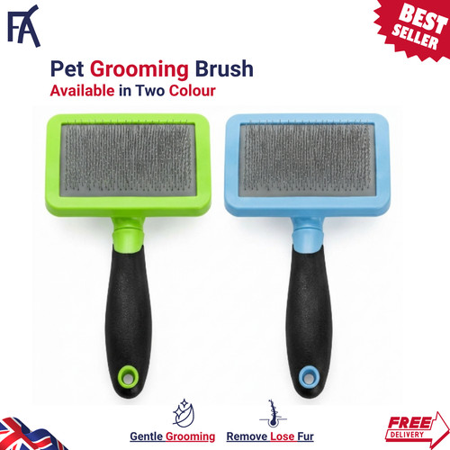 Dog cat grooming slicker brush - grooming,