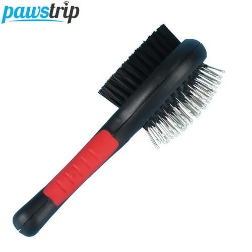 New pet grooming brush double - new,